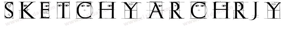 Sketchyarch-rJYK字体转换
