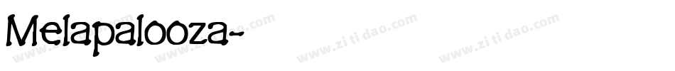 Melapalooza字体转换