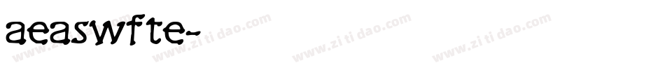 aeaswfte字体转换 aeaswfte字体转换
