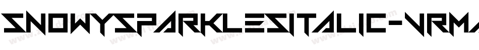 SnowySparklesItalic-vrMA字体转换