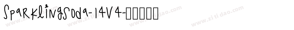 Sparklingsoda-14V4字体转换