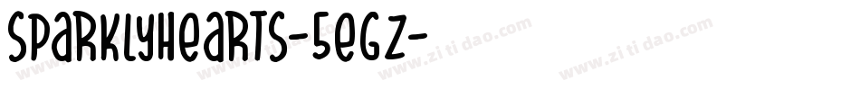 SparklyHearts-5EGz字体转换 SparklyHearts-5EGz字体转换