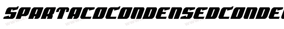 SpartacoCondensedCondensed-9lXL字体转换