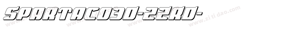 Spartaco3D-zZRD字体转换