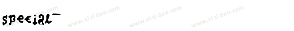 special字体转换
