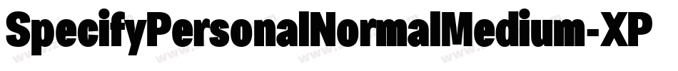 SpecifyPersonalNormalMedium-XP02字体转换 SpecifyPersonalNormalMedium-XP02字体转换