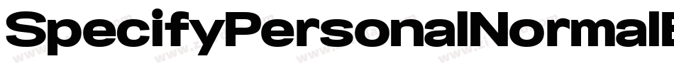 SpecifyPersonalNormalBlackItalic-787E字体转换