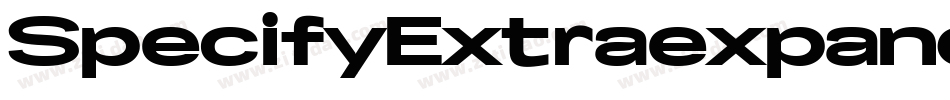 SpecifyExtraexpanded字体转换