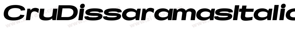 CruDissaramasItalic-rYoy字体转换