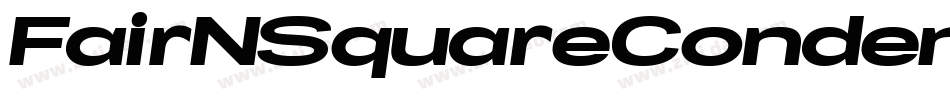 FairNSquareCondensedRegularItalic-r037字体转换