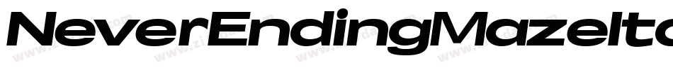 NeverEndingMazeItalic-R6v3字体转换