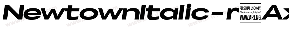 NewtownItalic-r3Ax字体转换
