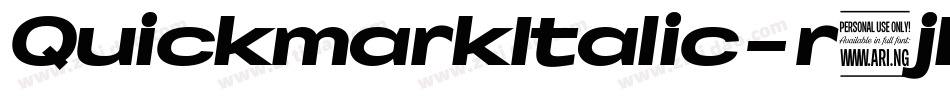 QuickmarkItalic-r6jL字体转换