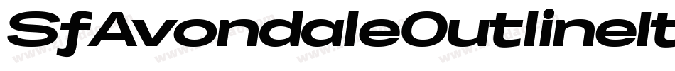 SfAvondaleOutlineItalic-r3V8字体转换 SfAvondaleOutlineItalic-r3V8字体转换