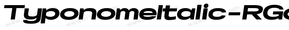 TyponomeItalic-RGoW字体转换 TyponomeItalic-RGoW字体转换