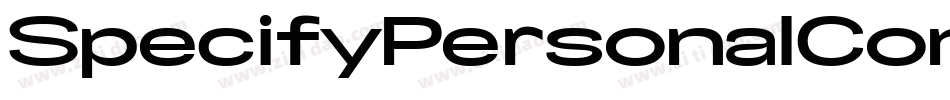 SpecifyPersonalCondensedThin-q5Md字体转换