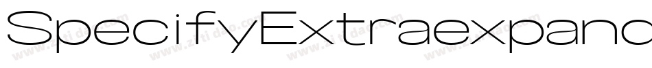 SpecifyExtraexpanded字体转换