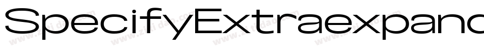 SpecifyExtraexpanded字体转换