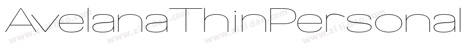 AvelanaThinPersonalUse-MRJB字体转换