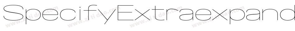 SpecifyExtraexpanded字体转换