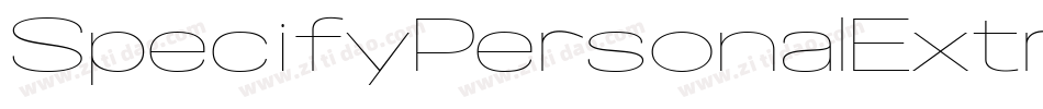 SpecifyPersonalExtraexpandedBold-BPlB字体转换