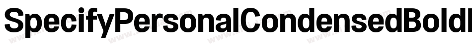 SpecifyPersonalCondensedBoldItalic-3n5y字体转换 SpecifyPersonalCondensedBoldItalic-3n5y字体转换