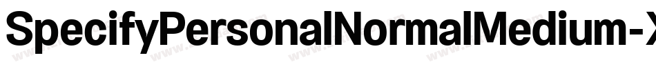 SpecifyPersonalNormalMedium-XP02字体转换 SpecifyPersonalNormalMedium-XP02字体转换