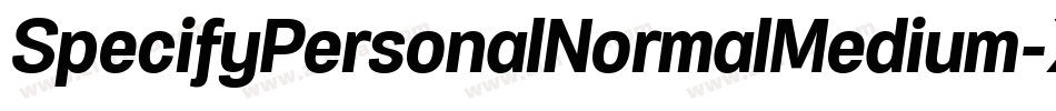 SpecifyPersonalNormalMedium-XP02字体转换 SpecifyPersonalNormalMedium-XP02字体转换