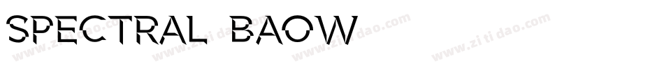Spectral-BAow字体转换