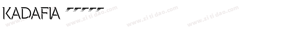 Kadafia字体转换