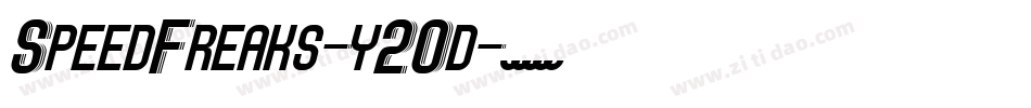 SpeedFreaks-y2Od字体转换