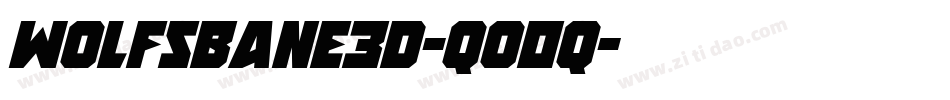 WolfsBane3D-qO0q字体转换