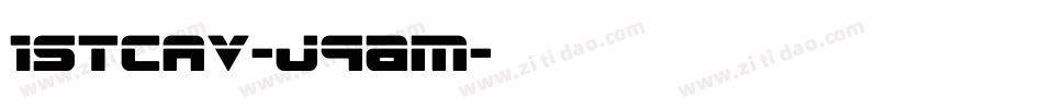 1StCav-J9AM字体转换