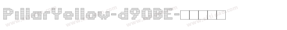 PillarYellow-d9OBE字体转换