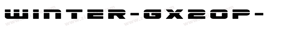 Winter-gx2OP字体转换