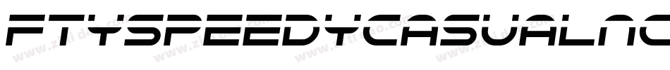 FtySpeedyCasualNcv-9p5B字体转换