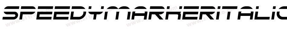 SpeedyMarkerItalic-Avmm字体转换