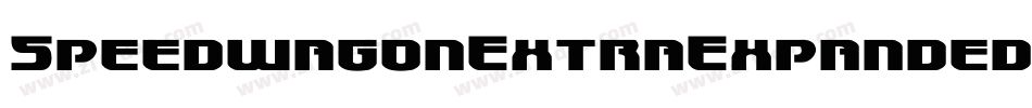 SpeedwagonExtraExpanded-y9Y5字体转换 SpeedwagonExtraExpanded-y9Y5字体转换
