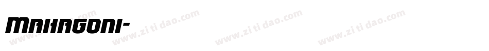 Mahagoni字体转换