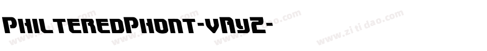 PhilteredPhont-vAyZ字体转换