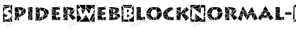 SpiderWebBlockNormal-RpgW字体转换