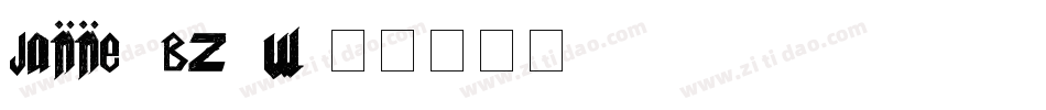 Jannet-BZ9w字体转换