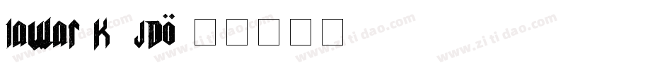 Lawar-K7JDo字体转换