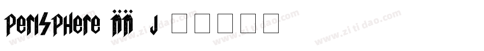 Perisphere-nn7J字体转换