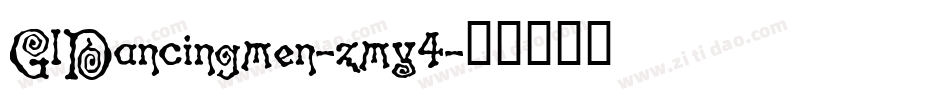 GlDancingmen-zmy4字体转换