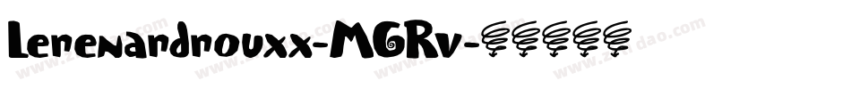 Lerenardrouxx-MGRv字体转换