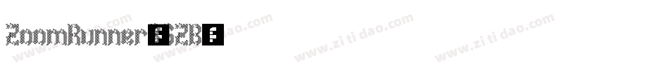 ZoomRunner-8GZB字体转换