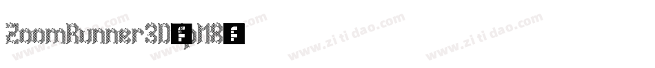 ZoomRunner3D-YpM8字体转换