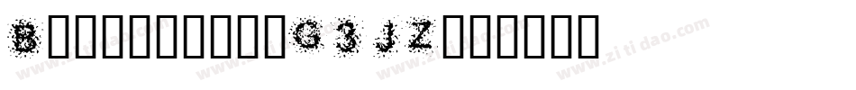 Barcoding-G3JZ字体转换