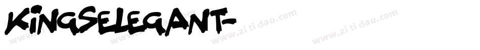 KingsElegant字体转换